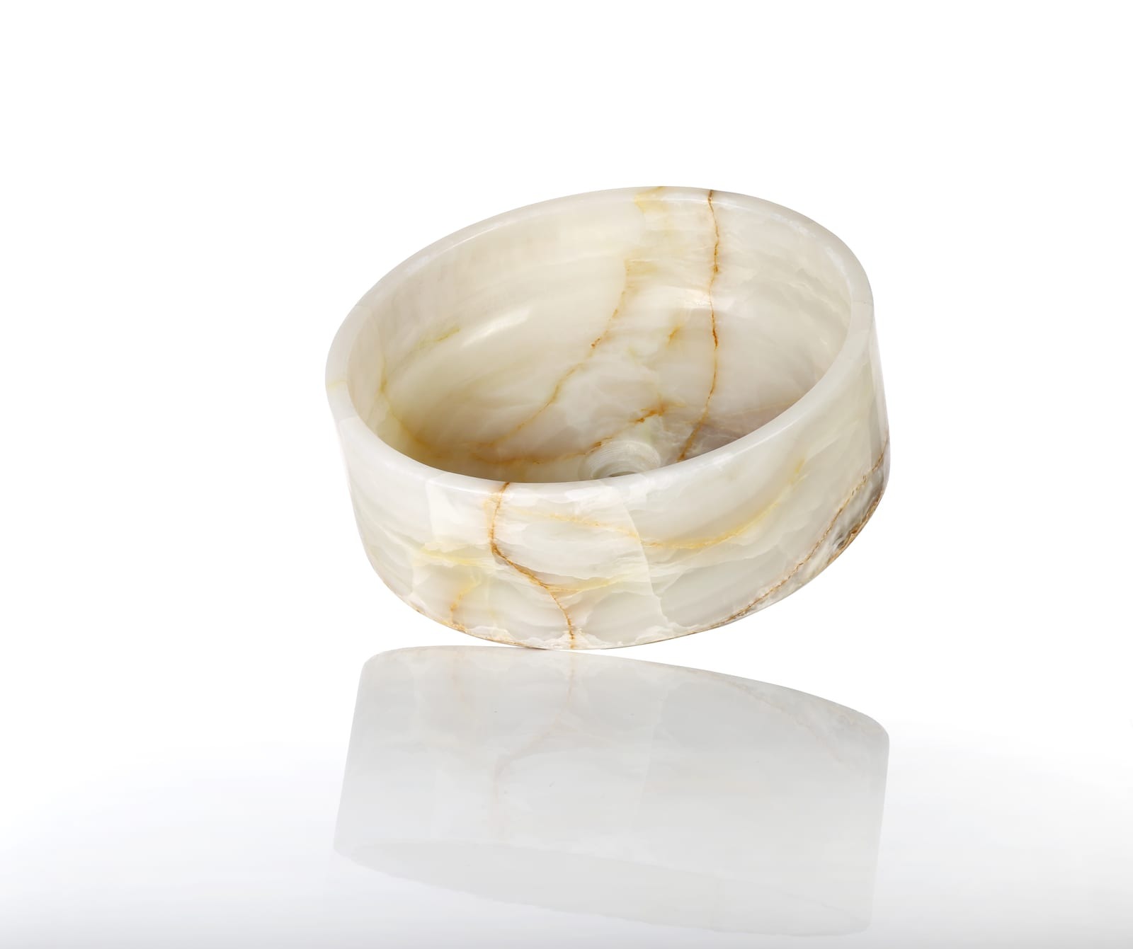 Cylindrical Stone Washbasin